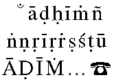 Diacritic sample